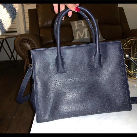 Kate Spade classy navy blue purse. - Picture 5 of 5
